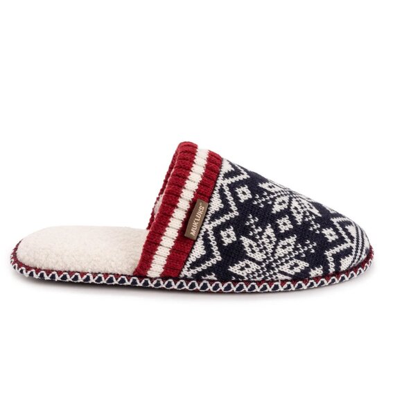 MUK LUKS Men's Rib Knit Scuff Slipper with Matching Bottle Sweater NWT - Picture 3 of 8